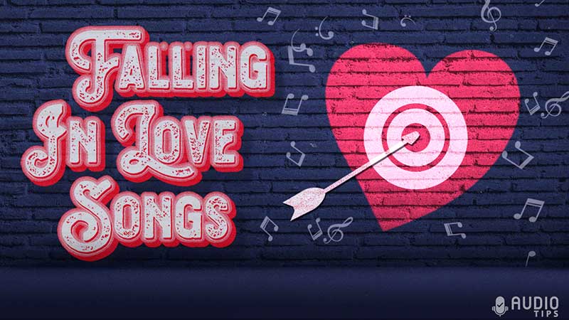 Songs About Falling in Love Graphic